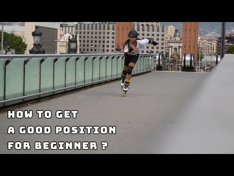 how to start inline skating : position for beginner #11
