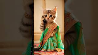 हेलो कौन Papa ghar par nahi he ☎️☎️☎️☎️☎️ #cat #papa #cat #kitten #catphoto #catlover #Billi #Viral