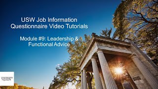 Module #9   Leadership & Functional Advice