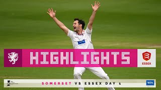 HIGHLIGHTS: 20 wickets on day one vs Essex!