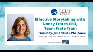 Effective Storytelling with Nancy Frates CEO, Team Frate Train