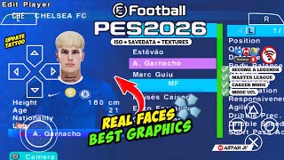 eFootball PES 2026 PPSSPP Android Offline Full Update UCL & League Kits 25/26 Season 4k Graphics screenshot 4
