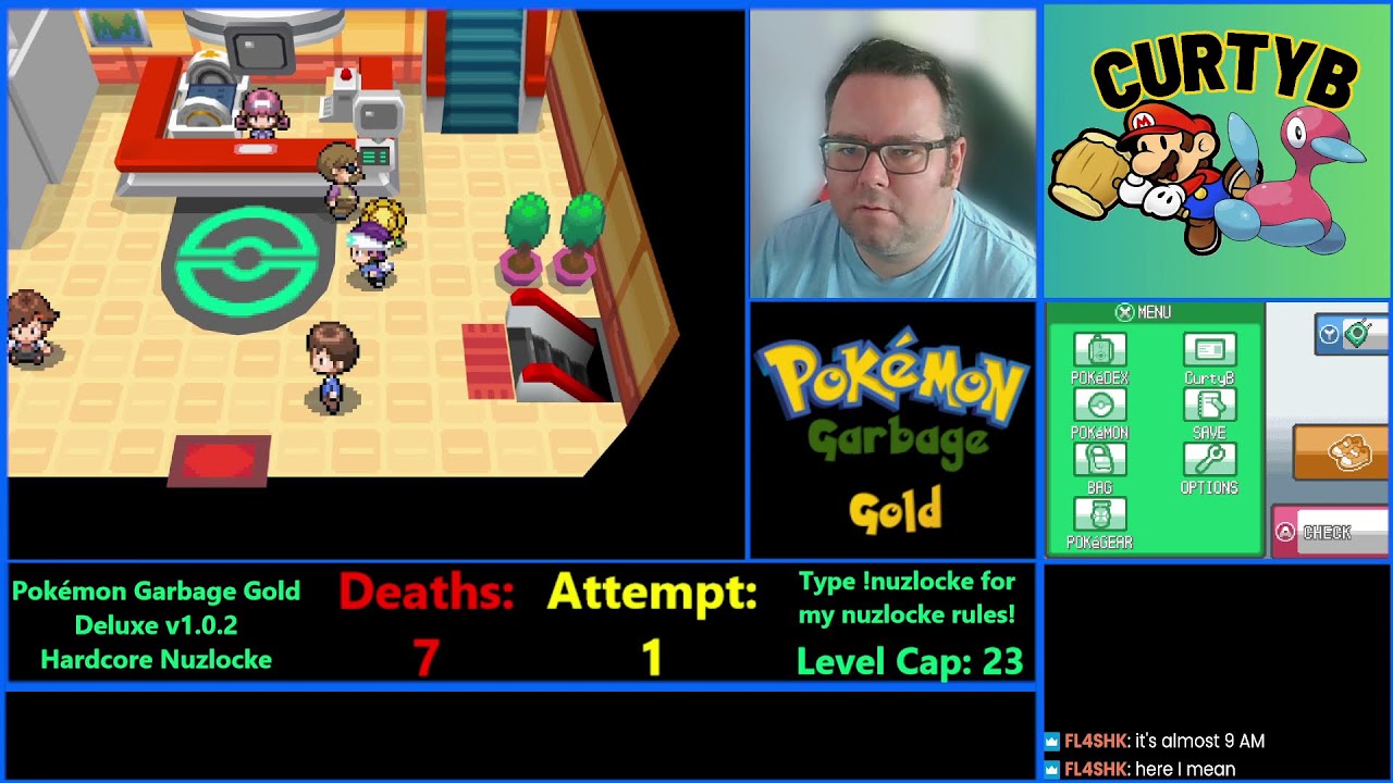 Pokémon Garbage Gold Deluxe Hardcore Nuzlocke. We're halfway there! Onwards to Cianwood!