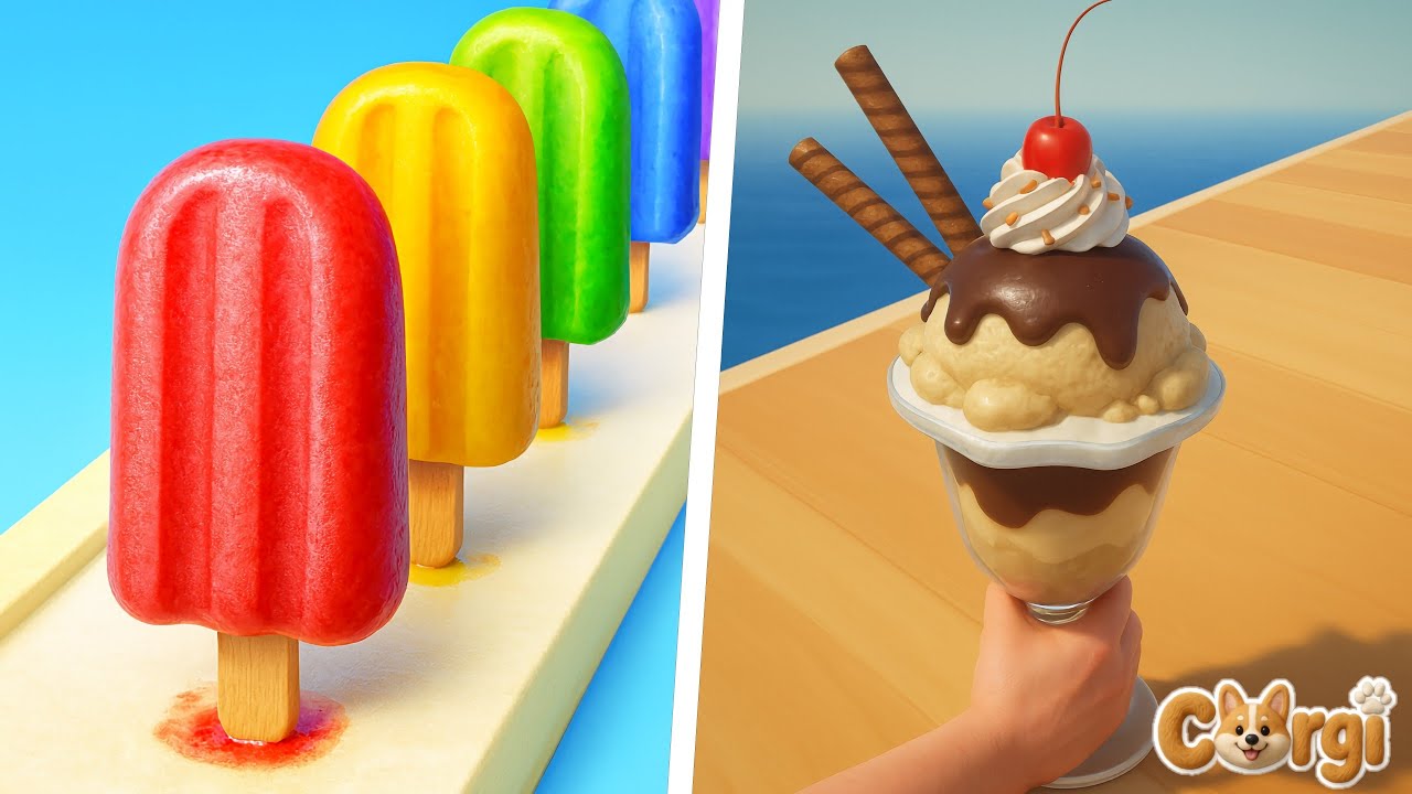 Popsicle Stack VS Ice Cream Stack - All Levels Satisfying Walkthrough Gameplay