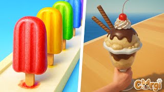 Celebrity Popsicle Stack VS Ice Cream Stack - All Levels Satisfying Walkthrough Gameplay Wealth