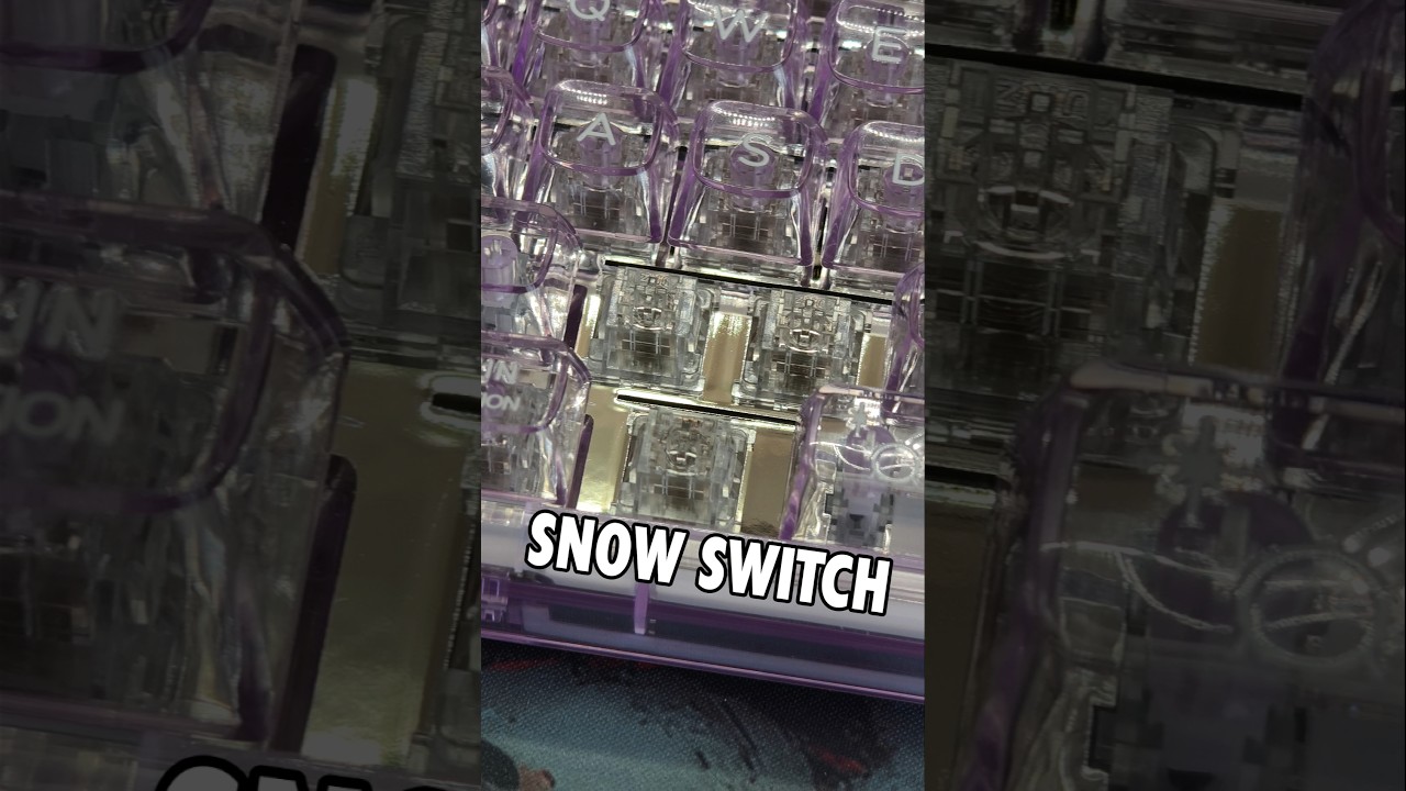 Красивые и прозрачные - Snow Switch в YUNZII X98 