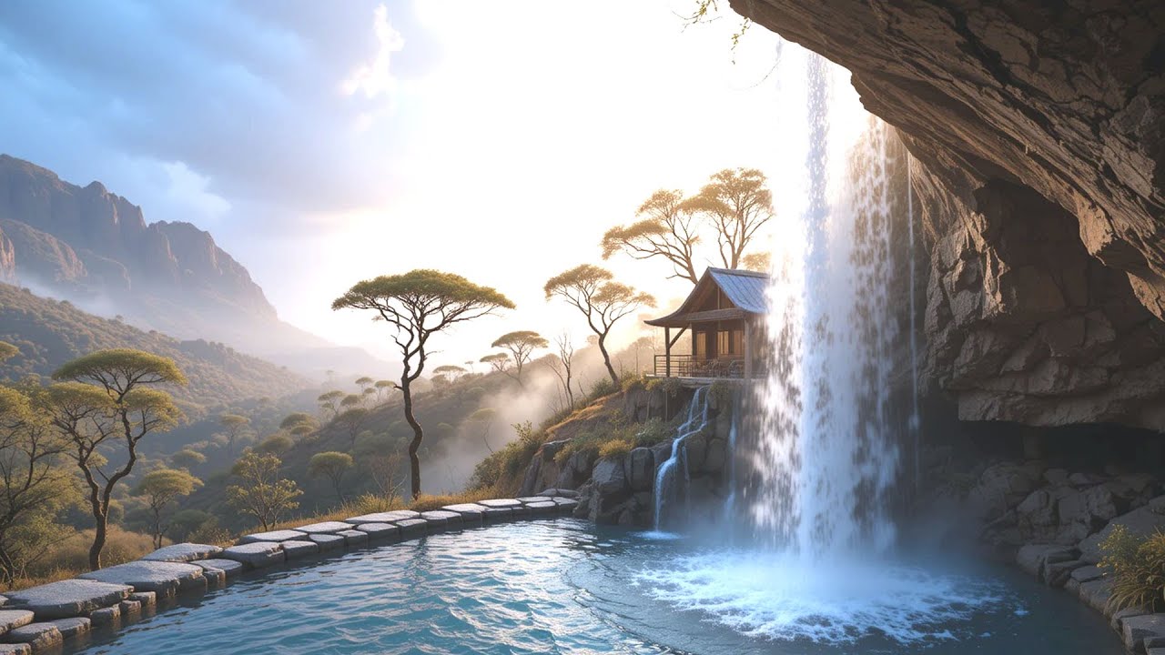 Zen Calm Music with Flowing Water for Meditation & Sleep 