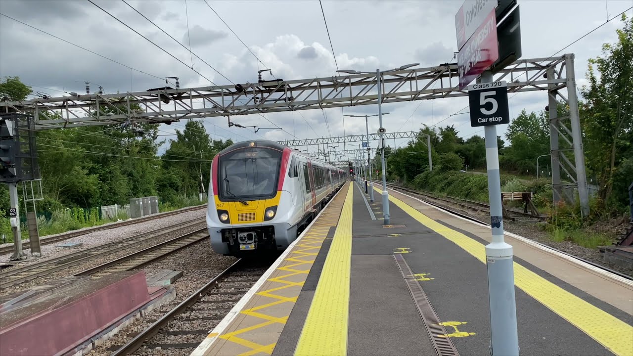 Greater Anglia Trains at Colchester on July 27th 2021