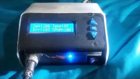 diy soldering iron station - controller based on arduino