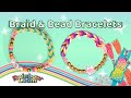 How To Make NEW Rainbow Loom Braid Bead Bracelets Combine String Beads AND Rubber Bands How To Make NEW Rainbow Loom Braid Bead Bracelets Combine String Beads AND Rubber Bands