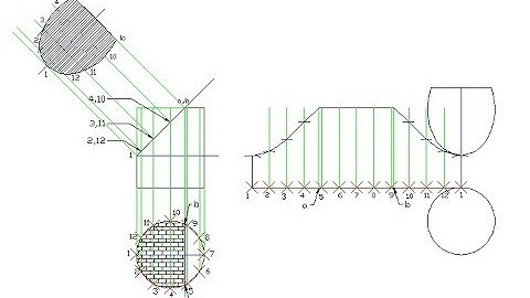 Surface Development of Right Cylinder cut by a plane | New Tutorial