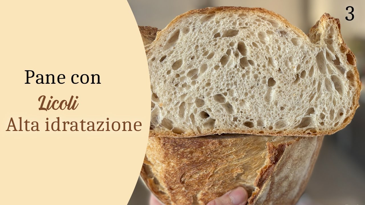 PANE CON LIEVITO MADRE (LICOLI) - alta idratazione ma di semplice gestione