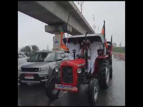 नही सहेगा राजस्थान Protest in Jaipur | नेता ट्रैक्टर पर #BJPProtest आए में | #Rajasthan | #jaipur