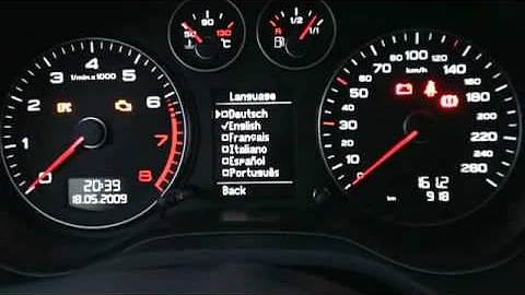 Audi A3 Driver Information System