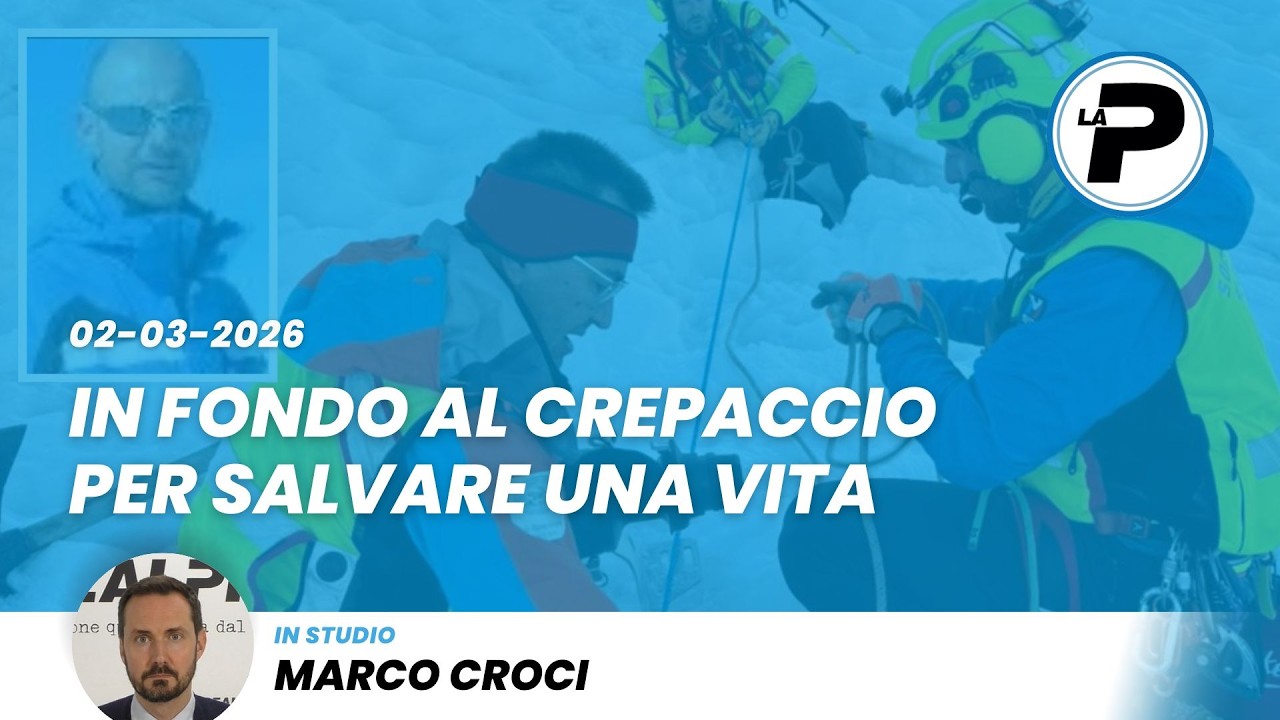 TGPrealpina 02/03/2026 | In fondo al crepaccio per salvare una vita