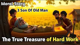 The True Treasure of Hard Work 3 Brothers || Moral Story Motivational Story screenshot 4