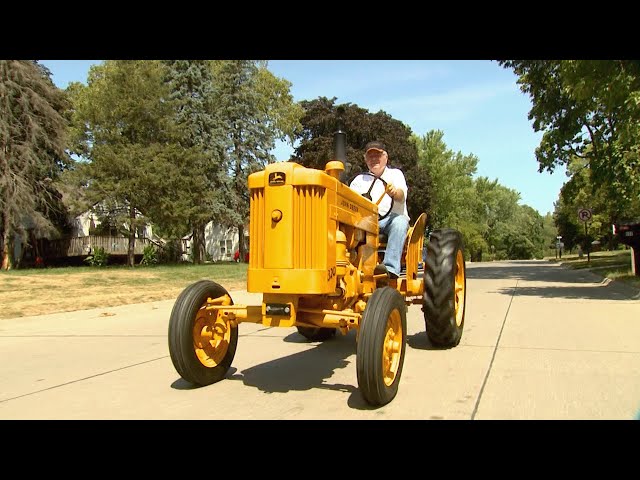 A YELLOW John Deere Tractor? Yes! Check Out A Rare 1958 320 We