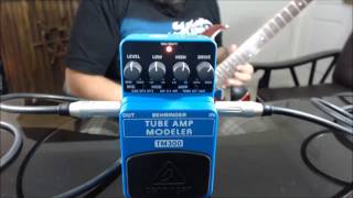 behringer tm300 tube amp modeller pedal