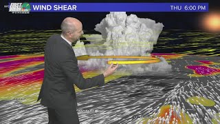 Brad Explains How Wind Shear Can Cause Severe Weather Damage