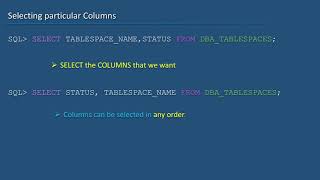 18 Oracle SQL Developer Tutorial For Beginners 17 Selecting Particular Columns