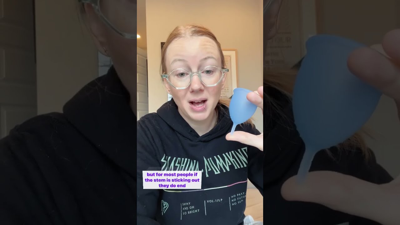 Can you swim or sleep with a menstrual cup in? | Cup vs Tampons FAQ #shorts