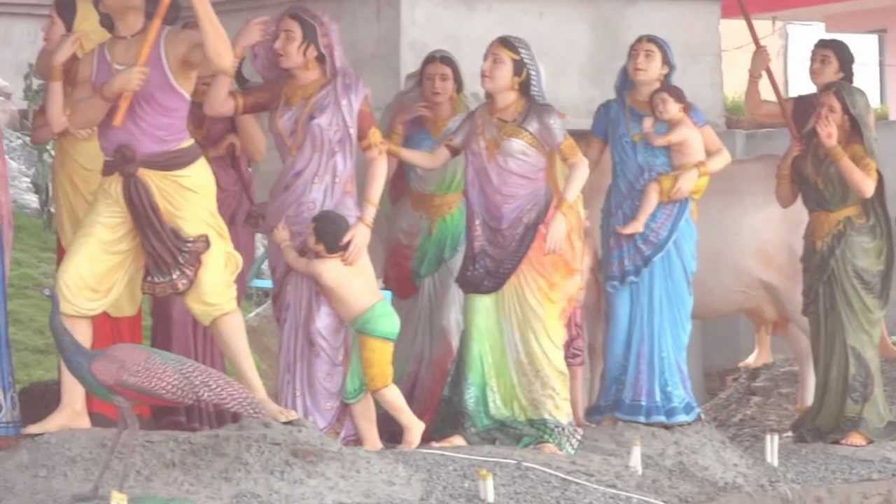 Prem Mandir - ANAND - Gobardhan Parbat, Shree Krishna Holding in Single Finger