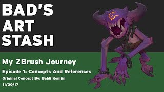 My ZBrush Journey Episode 1: Concepts and References