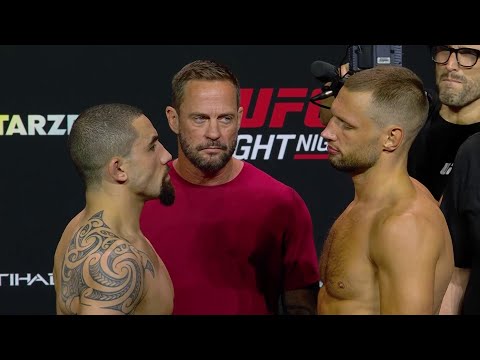 UFC Абу-Даби: Битвы взглядов и финальные слова