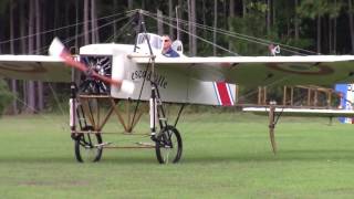 Bleriot XI-2 Engine Start and Taxi