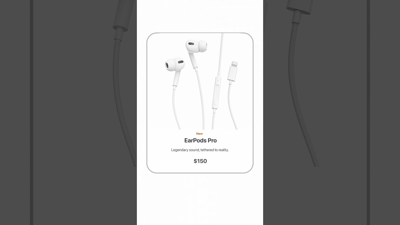 If Apple actually made these, I’d buy them instantly
