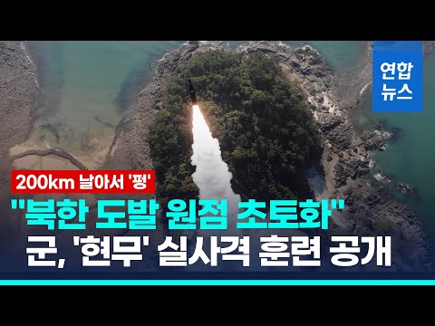 군, &amp;#39;현무&amp;#39; 탄도미사일 실사격훈련…해병대는 서북도서 방어훈련  / 연합뉴스 (Yonhapnews)