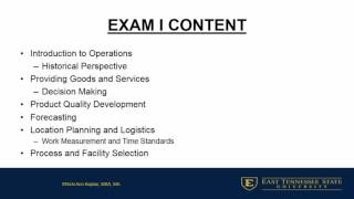 MGMT 3100 - Exam I Content