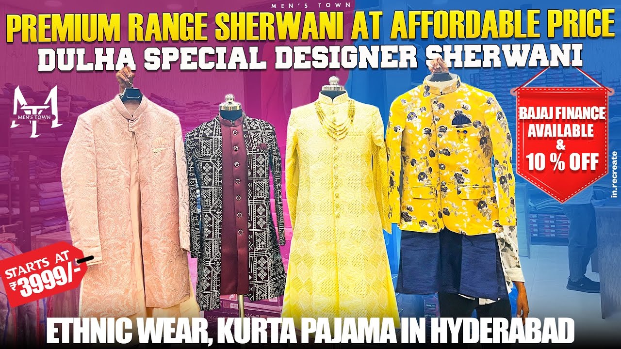 Premium Range Sherwani At Affordable Price In Hyd Ethic Wear,Kurta