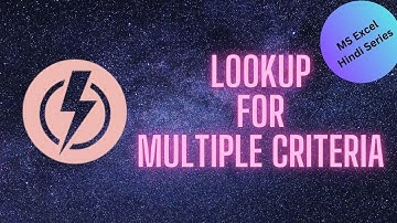Lookup formula for multiple criteria