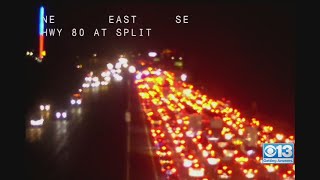 Crash Blocks EB Lanes Of I-80 Near Madison Avenue