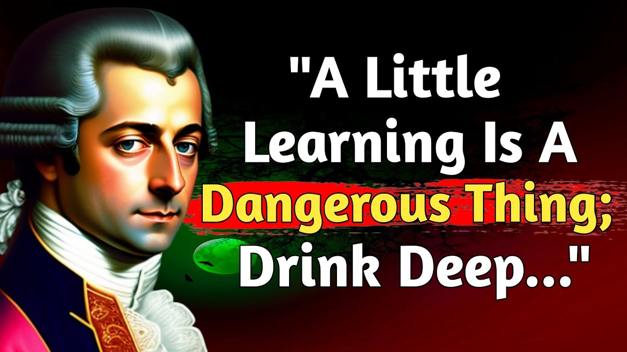 Alexander Pope Quotes You Should Know Before You Get Old