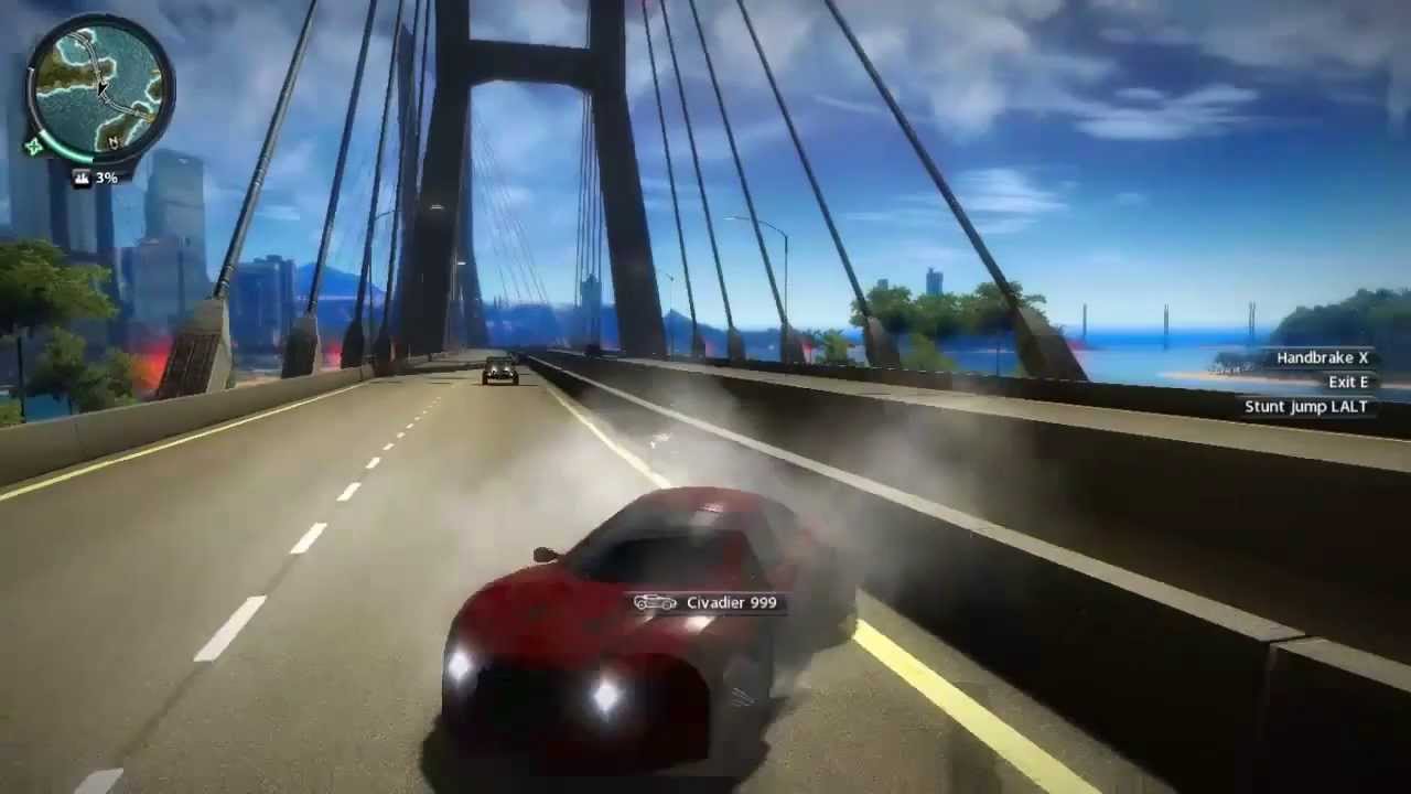 Just Cause 2 (PC) Amazing Driving And Amazign Crash (PC/Xbox360/PS3