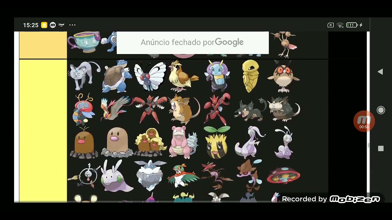 tier list todos os pokémon gen 1 a 8 sem DLC