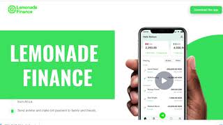 Lemonade Finance   How to Use the Lemonade Finance App for Money Transfer screenshot 1