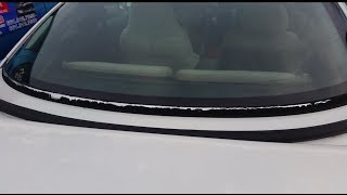 DIY Remove Replace Install Rear Hatch Window Trim Molding 2002 Mitsubishi Eclipse GS