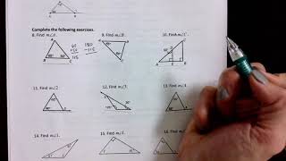 4.2 Triangle Sum Theorem