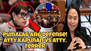 Abogado ng Prosecutors Sinupalpal ng Defense! Atty.Kristine vs Atty.Kapunan