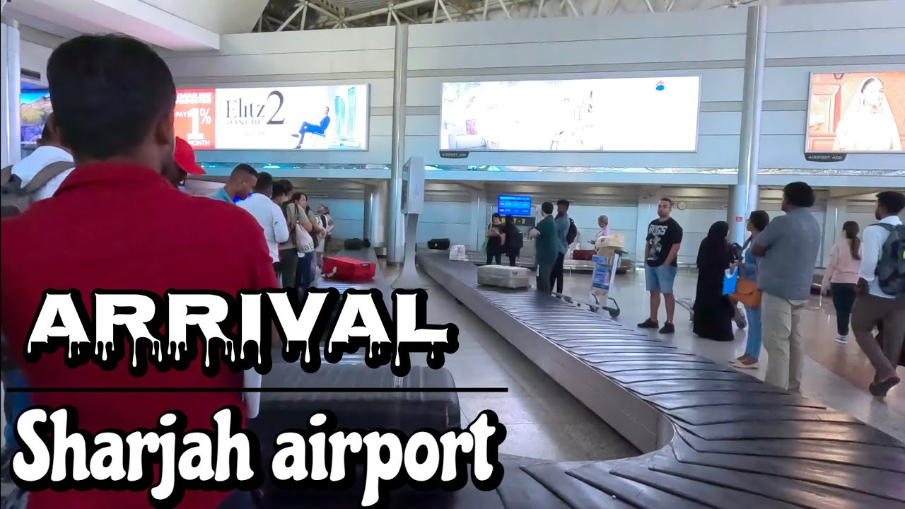Sharjah international airport | arrival | walking vlog | w world