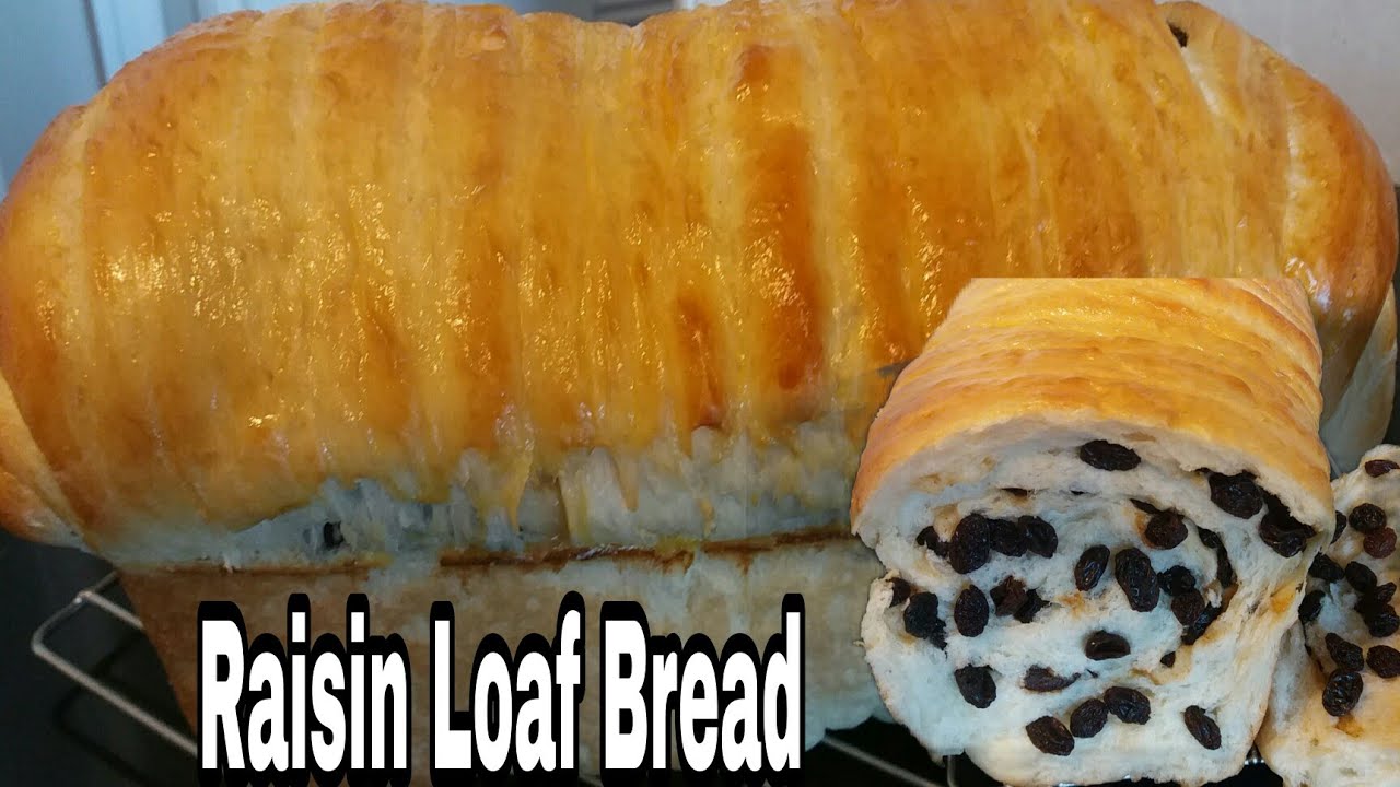 How To Make Soft and Fluffy Raisin Loaf Bread Recipe YouTube