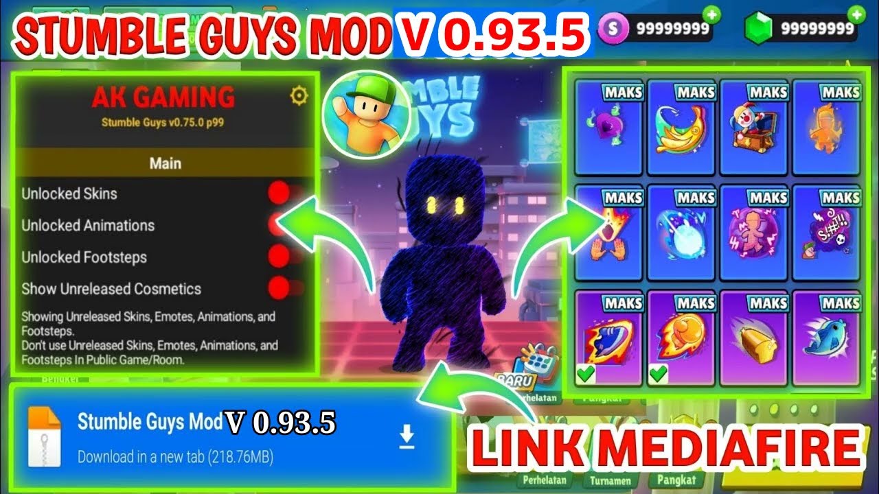 Stumble Guys Mod Menu 0.93.5 - Stumble Guys Mod Apk 0.93.5 Gameplay | Stumble Guys Latest Hack 2026