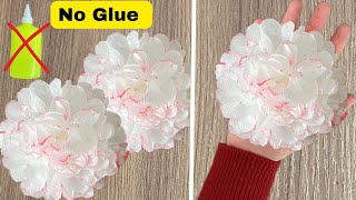 Easy paper flower | How to Make Tissue Paper Flowers Without Glue | Cute DIY Flower CraftIdea