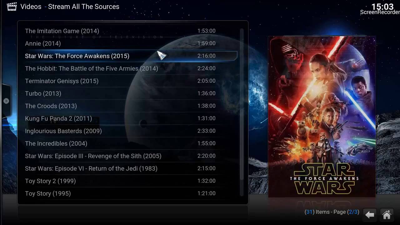 Stream All The Sources on android HD 001