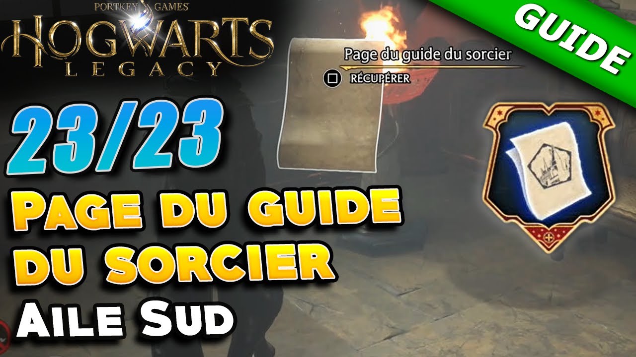 Aile Sud Pages du guide du sorcier [Emplacement & Solution] Hogwarts Legacy YouTube