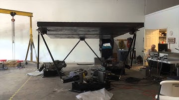 Model 710-6-8000 Six Axis (6DOF) Motion Platform with 8000 pound payload