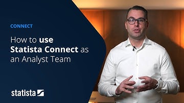 How to use Statista Connect as an Analyst Team